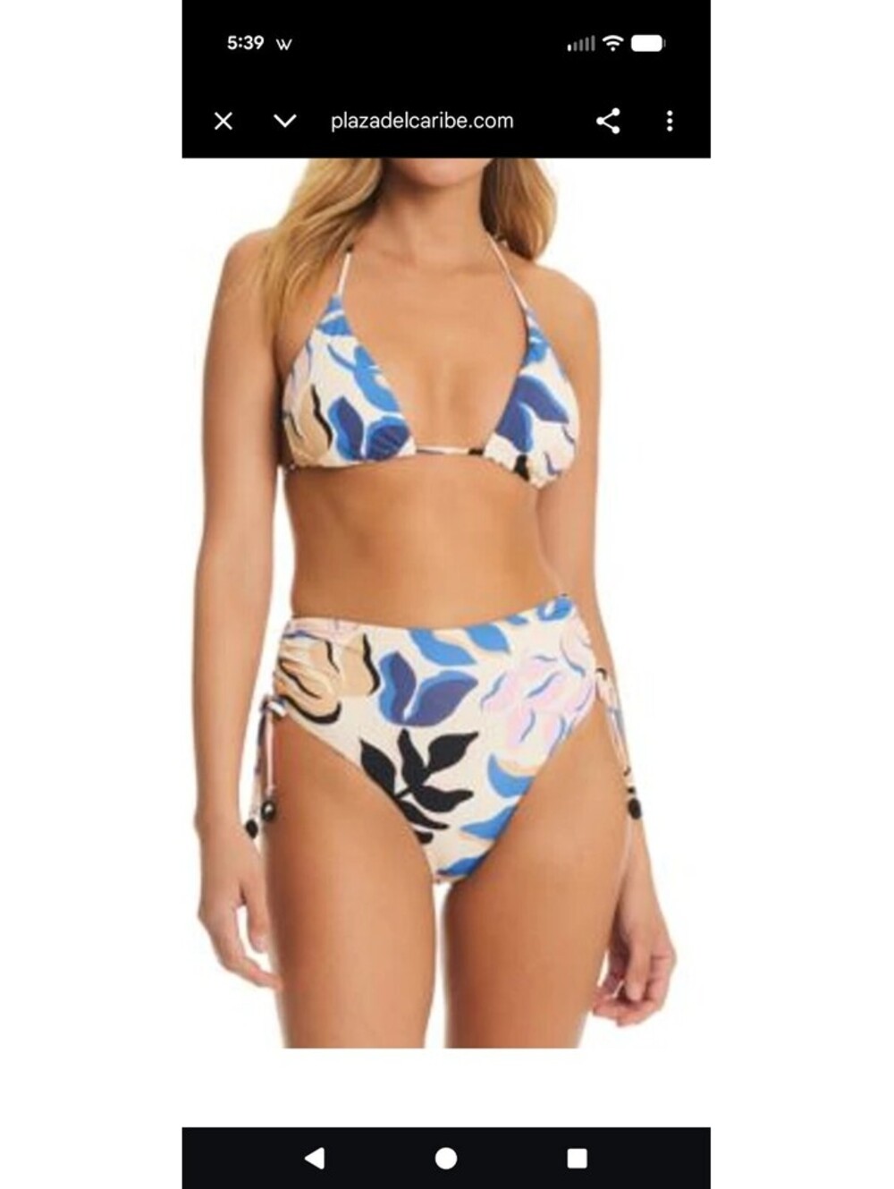 NWT Red Carter Bikini Set Moonstone Large